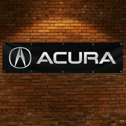 acura honda flag banner 2x8ft