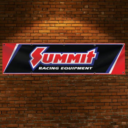 summit racing banner flag wall decor