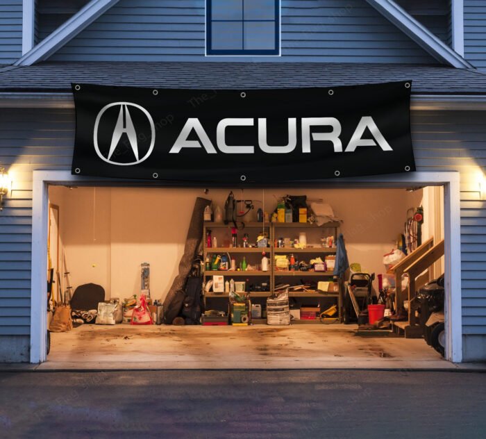 acura honda flag banner 2x8ft