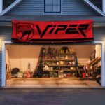 Dodge Viper Banner 2×8 ft Car Hellcat flag Show Man Cave Garage Wall Decor Large Sign Garden Outdoor Indoor Banner