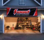 summit racing banner flag wall decor