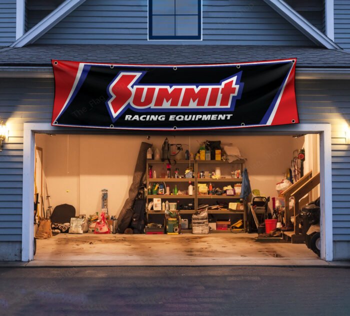 summit racing banner flag wall decor