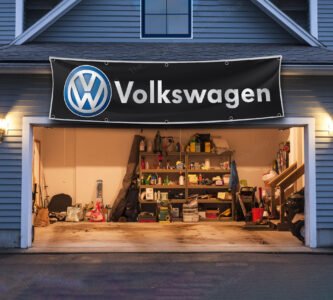 Volkswagen VW Banner 2x8 ft Tiguan Tayro Racing car flag Show Man Cave Garage Wall Decor Large Sign Garden Outdoor Indoor Banner