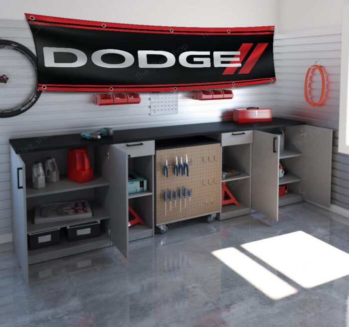 dodge challenger flag 2x8ft