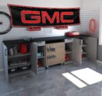 GMC Banner 2x8 ft Racing Car Motor flag Show Man Cave Garage Wall Decor Large Sign Garden Outdoor Indoor Banner