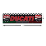 Ducati Corse Banner 2x8 ft Motorcycle Racing car flag Show Man Cave Garage Wall Decor Large Sign Garden Outdoor Indoor Banner