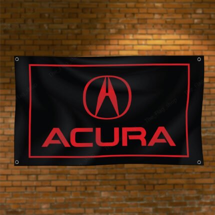 "Upgrade your space with this 3x5 ft Acura Honda flag banner, perfect for man caves, garages, garden décor, or indoor and outdoor displays. Featuring bold, high-quality designs, it’s the ultimate wall decoration for car enthusiasts and Honda fans."