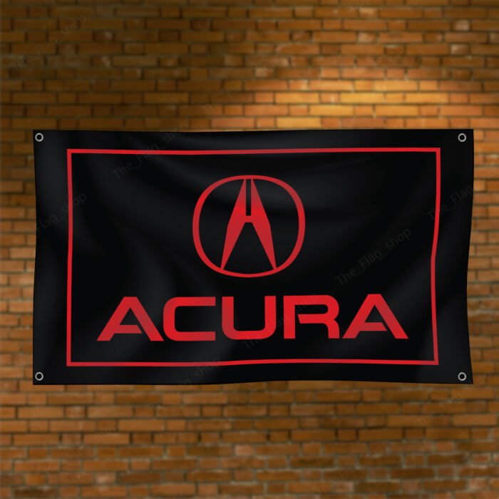 "Upgrade your space with this 3x5 ft Acura Honda flag banner, perfect for man caves, garages, garden décor, or indoor and outdoor displays. Featuring bold, high-quality designs, it’s the ultimate wall decoration for car enthusiasts and Honda fans."