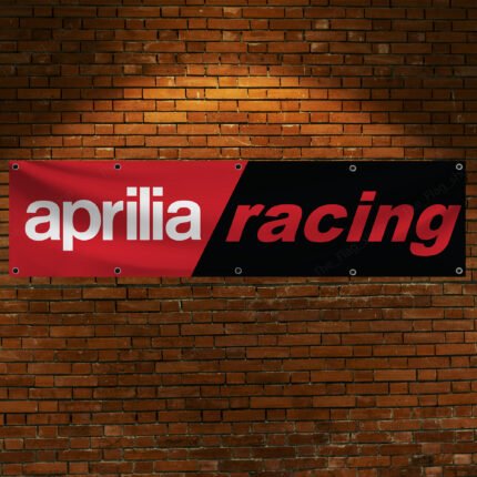 aprilia racing flag banner 2x8ft