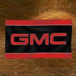 GMC Flag Banner 3x5Ft Car Shop Garage Workshop Flag Man Cave Wall Decor Sign