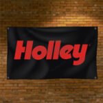 Holley Original Banner Flag 3x5ft Auto Parts Car Garage Man Cave Wall Decor Sign