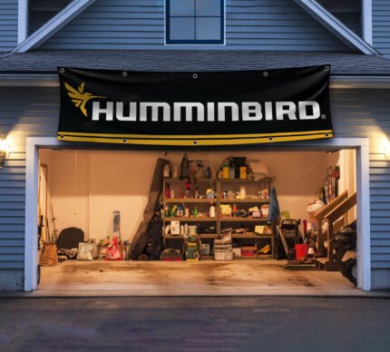 "Show your passion for fishing and cutting-edge sonar technology with this 2x8 ft Humminbird Banner. Featuring the iconic Humminbird logo, this high-quality flag is perfect for fishing shows, man caves, garages, or retail displays. Crafted from durable, weather-resistant materials, it ensures vibrant colors and long-lasting performance for both indoor and outdoor use. Whether you're an avid angler, a fan of Humminbird's advanced fish-finding systems, or looking to enhance your space, this banner adds a professional and stylish touch. Perfect for showcasing your love for fishing and the tools that make it unforgettable."