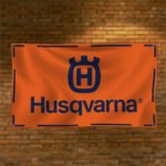 Husqvarna Banner Flag 3x5ft Tools Shop Workshop Garage Man Cave Wall Decor Sign