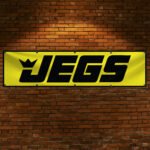 Jegs Racing Flag Banner 2x8ft JEG'S Racing Drag Car Man Cave Flag Wall Decor Sign