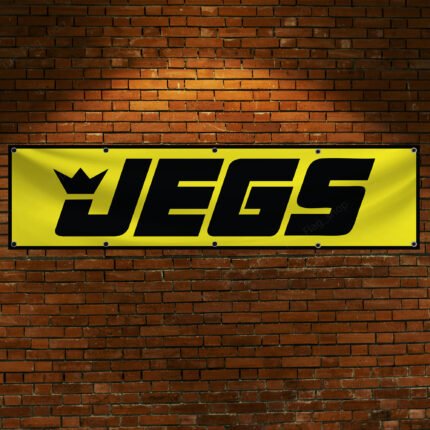 Jegs Racing Flag Banner 2x8ft JEG'S Racing Drag Car Man Cave Flag Wall Decor Sign