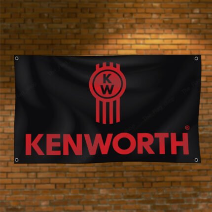 Kenworth Trucks Banner 3x5ft Big Rig RUMPUS Flag Garage Man Cave Wall Decor Sign