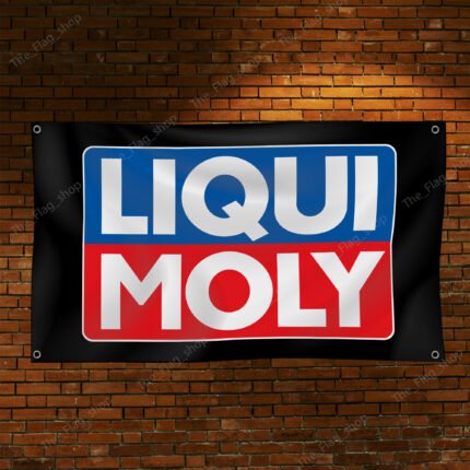 Liqui Moly Banner Flag 3x5 ft Car Racing Show Man Cave Garage Wall Sign Decor