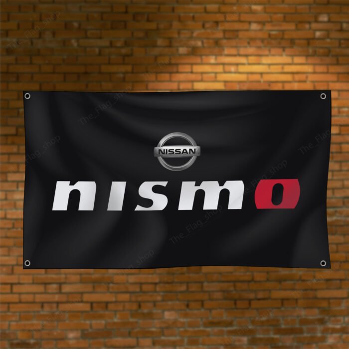 Nissan Nismo Flag 3x5 FT – NISMO Racing Sport Speed Car Banner for Man Cave & Show Display