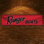 Ranger Boats 2x8 ft Flag Banner – Marine Boats, Fishing, Man Cave Wall Decor Sign