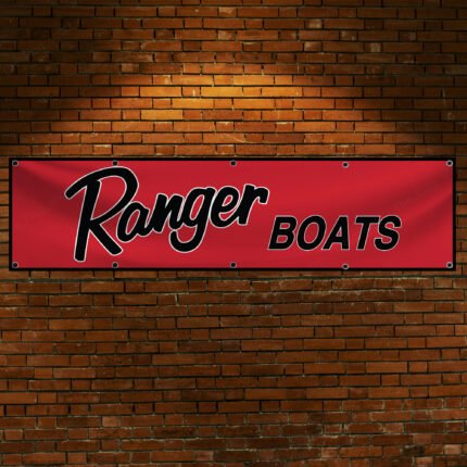 Ranger Boats 2x8 ft Flag Banner – Marine Boats, Fishing, Man Cave Wall Decor Sign