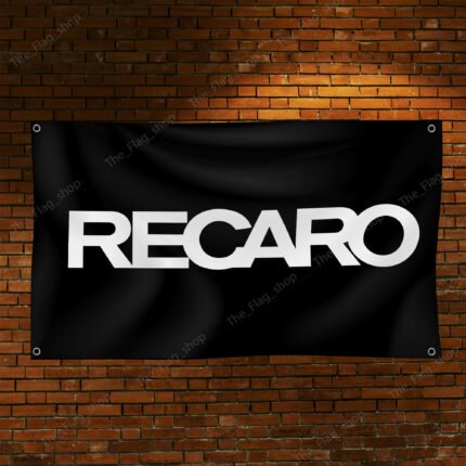 RECARO Gaming Seats Banner Flag 3x5 ft – Store, Shop, Car, Man Cave Wall Decor Sign