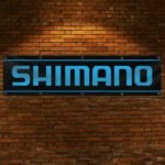 Shimano Banner 2x8ft – Fishing Flag, Cycling Equipment, Man Cave Wall Decor Sign
