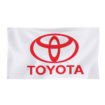 Toyota Flag 3x5ft – Car Show Banner, Garage, Man Cave Wall Decor Sign