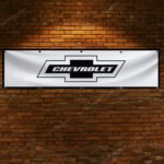 "Show your passion for Chevrolet with this 2x8 ft banner flag, designed for Chevy car and truck enthusiasts. Featuring bold Chevrolet branding and iconic graphics, this banner is the perfect addition to any garage, man cave, or workshop. Ideal for racing fans and collectors, it adds a dynamic and stylish touch to your wall décor. Crafted from durable, high-quality materials, this flag is built to last and suitable for both indoor and outdoor use. Whether you’re decorating for a car show or enhancing your personal space, this Chevrolet banner is a must-have sign for showcasing your love for Chevy’s legacy in automotive excellence and performance."