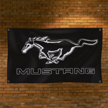 Ford Mustang Flag 3x5ft Shelby Car Track Banner Garage Man Cave Wall Decor Sign