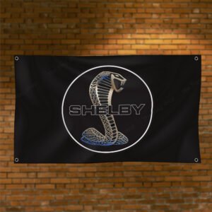 Ford Shelby Cobra Flag 3x5ft Car Truck Banner Garage Man Cave Wall Decor Sign