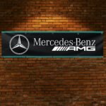 Mercedes Benz AMG Banner 2x8 ft Racing Flag Garden Man cave garage workshop Wall Decor Display sign
