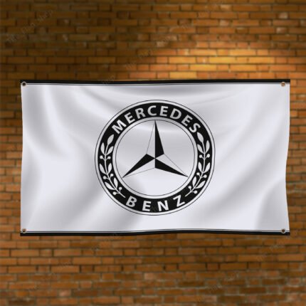 Mercedes Benz AMG Classic 3x5ft Flag Banner Car Show Garage Man Cave Wall Decor