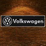 Volkswagen VW Banner 2x8ft – Tiguan Tayro Racing Car Show Flag, Man Cave Garage Wall Decor Large Sign