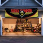 Mickey Thompson Tires Banner Flag Big 2x8ft Car Racing Man Cave Wall Decor Sign