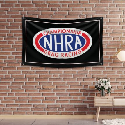 NHRA Drag Racing 3x5 ft Flag Championship Banner Hot Rod National Association Wall Decor Garage Workshop Display (Copy)