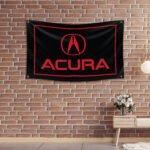 "Upgrade your space with this 3x5 ft Acura Honda flag banner, perfect for man caves, garages, garden décor, or indoor and outdoor displays. Featuring bold, high-quality designs, it’s the ultimate wall decoration for car enthusiasts and Honda fans."