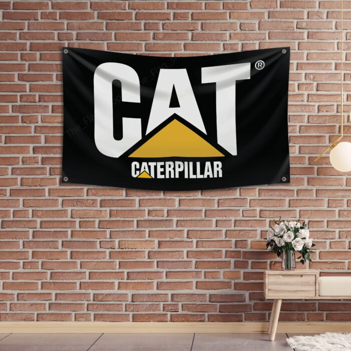 caterpillar flag banner 3x5ft