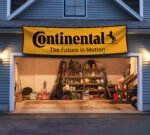 "Elevate your space with this 2x8 ft Continental Tires flag banner, designed for racing enthusiasts and automotive fans. Featuring bold Continental branding, this banner is perfect for adding a professional and stylish touch to garages, man caves, workshops, or car shows. Crafted from durable, high-quality materials, it ensures lasting vibrancy and resilience, making it suitable for both indoor and outdoor use. Whether you’re showcasing your love for motorsports or celebrating Continental’s reputation for performance and reliability, this wall décor sign is a must-have. Ideal for tire shops, racing events, or personal spaces, this Continental Tires banner embodies automotive excellence and passion."