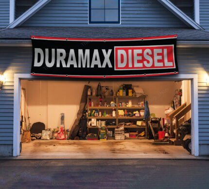 "Showcase your passion for power and performance with this 2x8 ft Duramax Diesel banner, a must-have for diesel enthusiasts and truck lovers. Featuring bold Duramax Diesel branding and striking graphics, this banner is perfect for garages, workshops, man caves, or truck show displays. Crafted from durable, high-quality materials, it ensures vibrant colors and long-lasting appeal, making it suitable for both indoor and outdoor use. Whether you’re highlighting your appreciation for heavy-duty engines or decorating your space with iconic diesel branding, this Duramax Diesel banner adds a professional and stylish touch to any setting. Celebrate the reliability and strength of Duramax Diesel with this standout décor piece, ideal for fans of high-performance diesel technology."