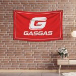 For Gas Gas Motorcycle 3x5 ft Banner MotoGP Racing Man Cave Wall Decor Sign