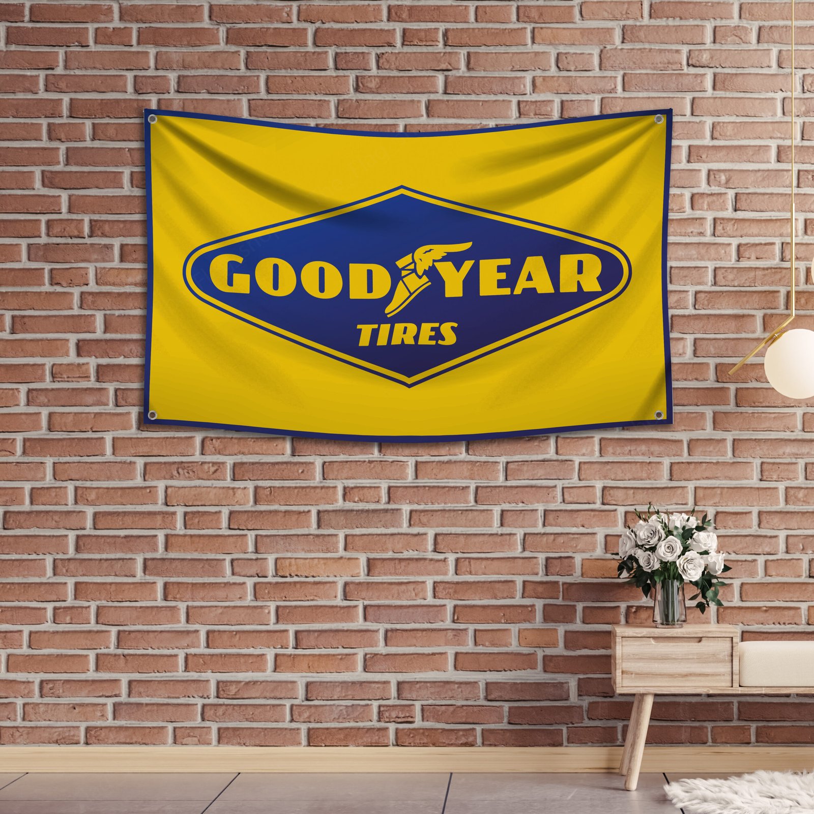 thumbnail image 2 of Can-Am BRP Logo 3x5 Foot Banner Flag - Black Polyester For Garage, Man Cave, Car Show 2 of 6