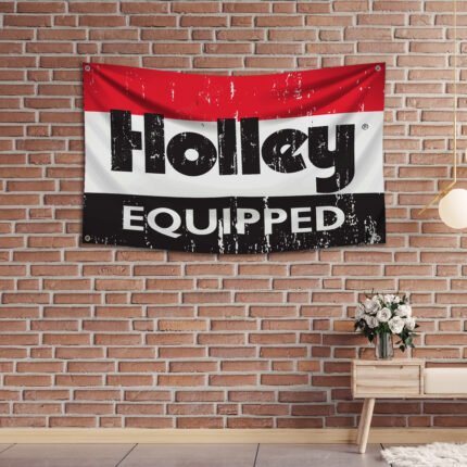 Holley Original Banner Flag 3x5ft Auto Parts Car Garage Man Cave Wall Decor Sign