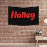 Holley Original Banner Flag 3x5ft Auto Parts Car Garage Man Cave Wall Decor Sign