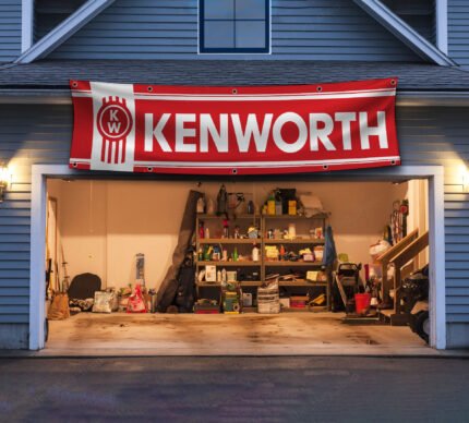 Kenworth Banner 2X8Ft Trucks Big Rig RUMPUS Flag Garage Man Cave Wall Decor Sign