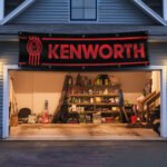 KENWORTH Trucks Banner 2x8ft Big Rig RUMPUS Flag Garage Man Cave Wall Decor Sign
