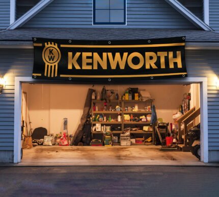 Kenworth Banner 2X8Ft Trucks Big Rig RUMPUS Flag Garage Man Cave Wall Decor Sign