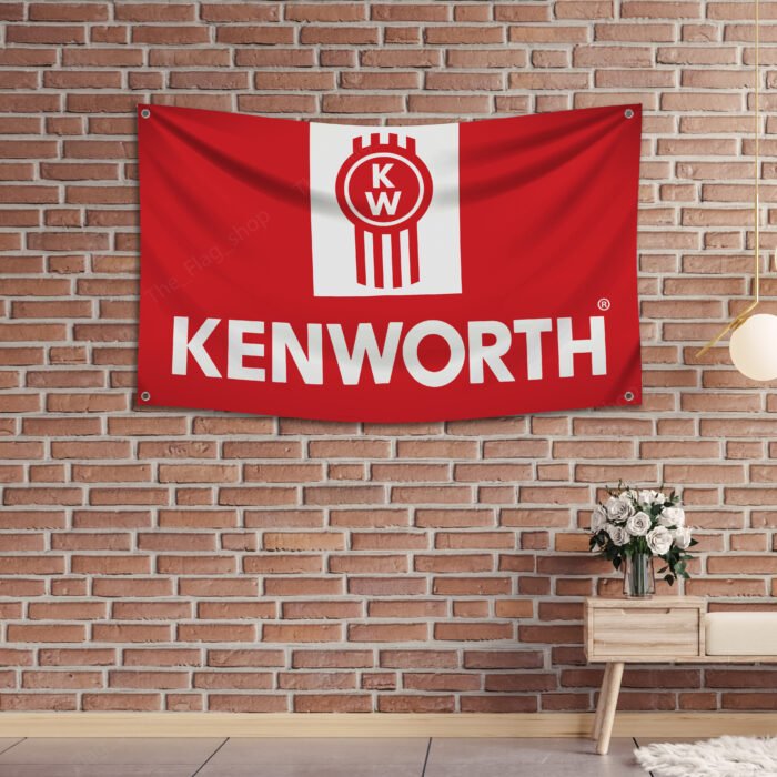 Kenworth Trucks Banner 3x5ft Big Rig RUMPUS Flag Garage Man Cave Wall Decor Sign