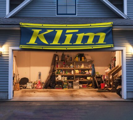 KLIM Banner Flag 2x8 Ft Motorcycle Dirt Bike Snowmobile Man Cave Wall Decor