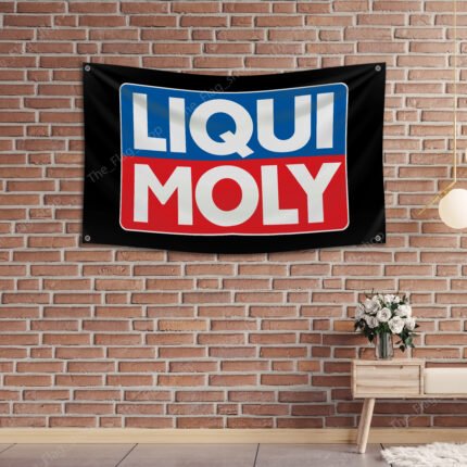 Liqui Moly Banner Flag 3x5 ft Car Racing Show Man Cave Garage Wall Sign Decor