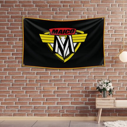 Maico Flag 3x5ft Banner Motorcycle off-road Racing Man cave garage Wall Decor